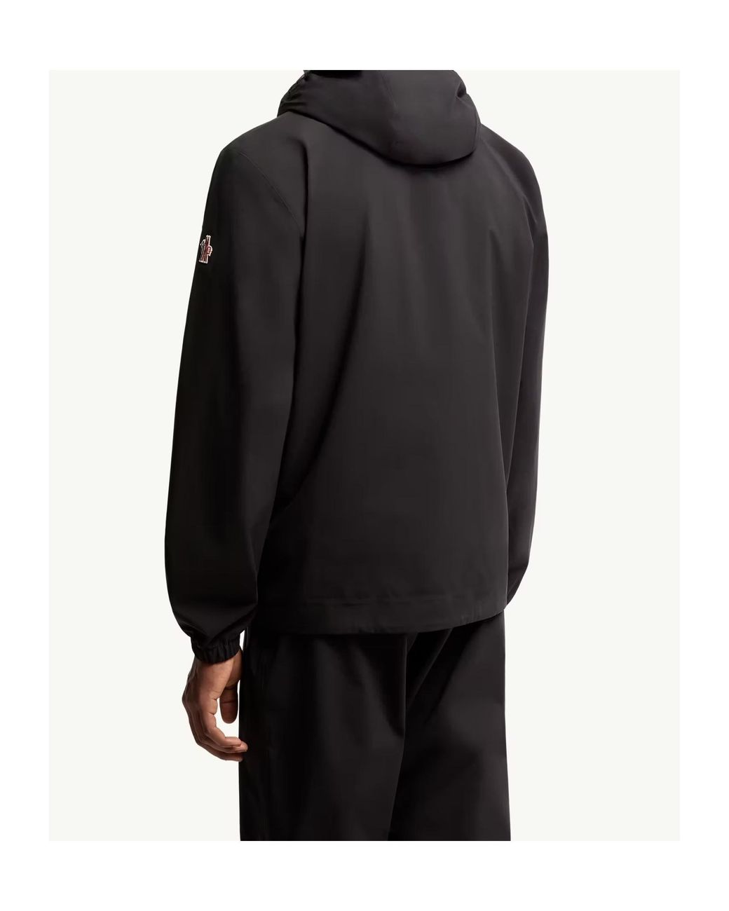 Moncler Blue Grenoble Regular-Fit Hooded Jacket for men