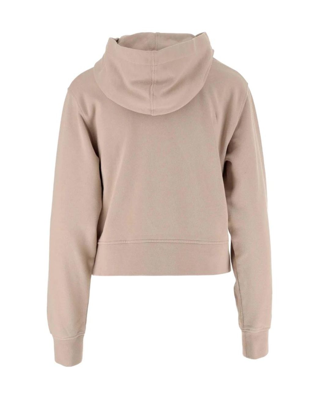 Palm Angels Natural Logo Printed Hoodie