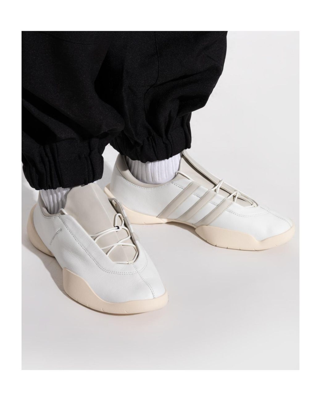 Y-3 White Regu Sneakers