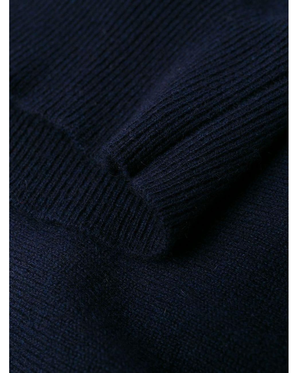Brunello Cucinelli Blue Crewneck Knitted Jumper for men