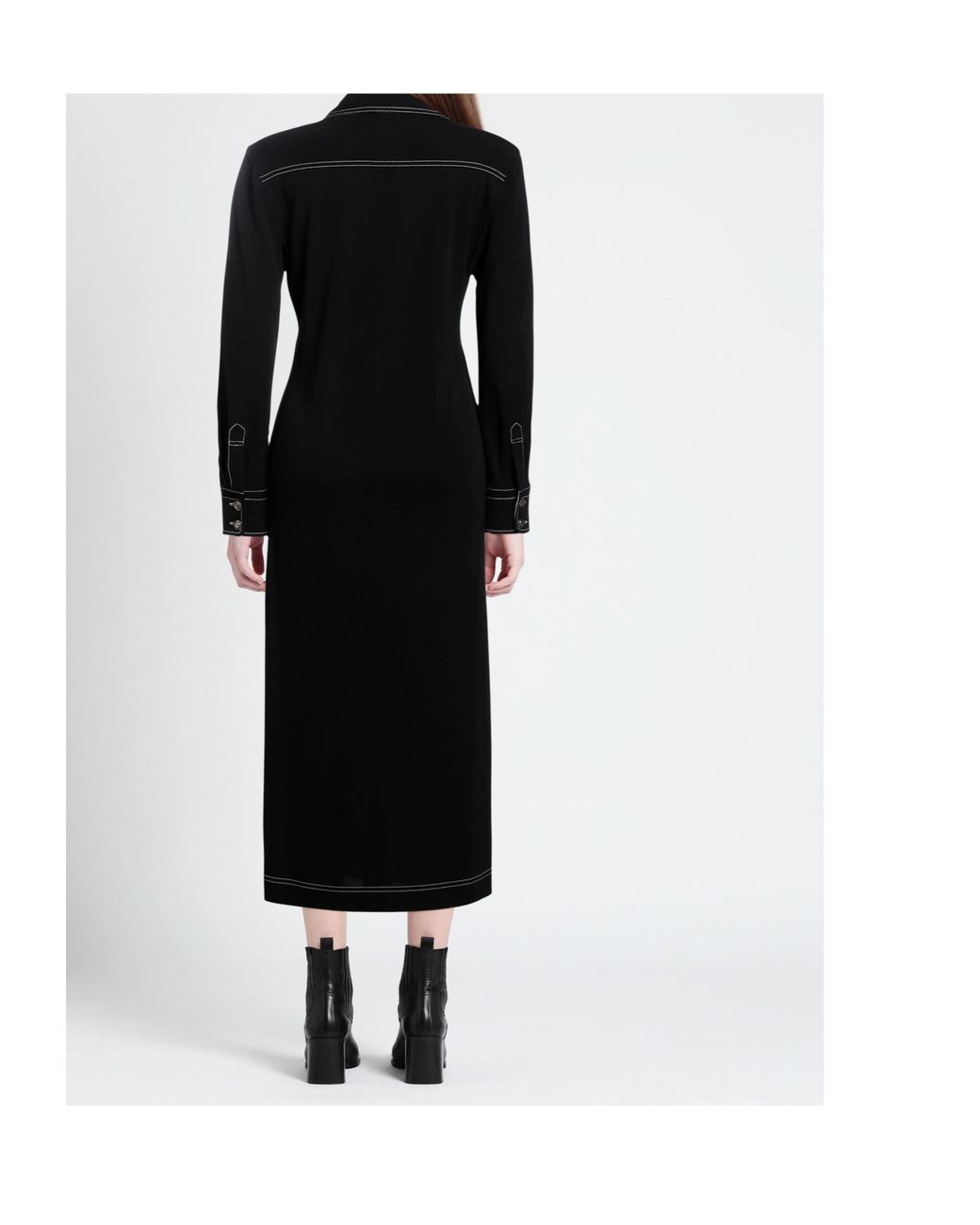 Tory Burch Black Shirt Dresses