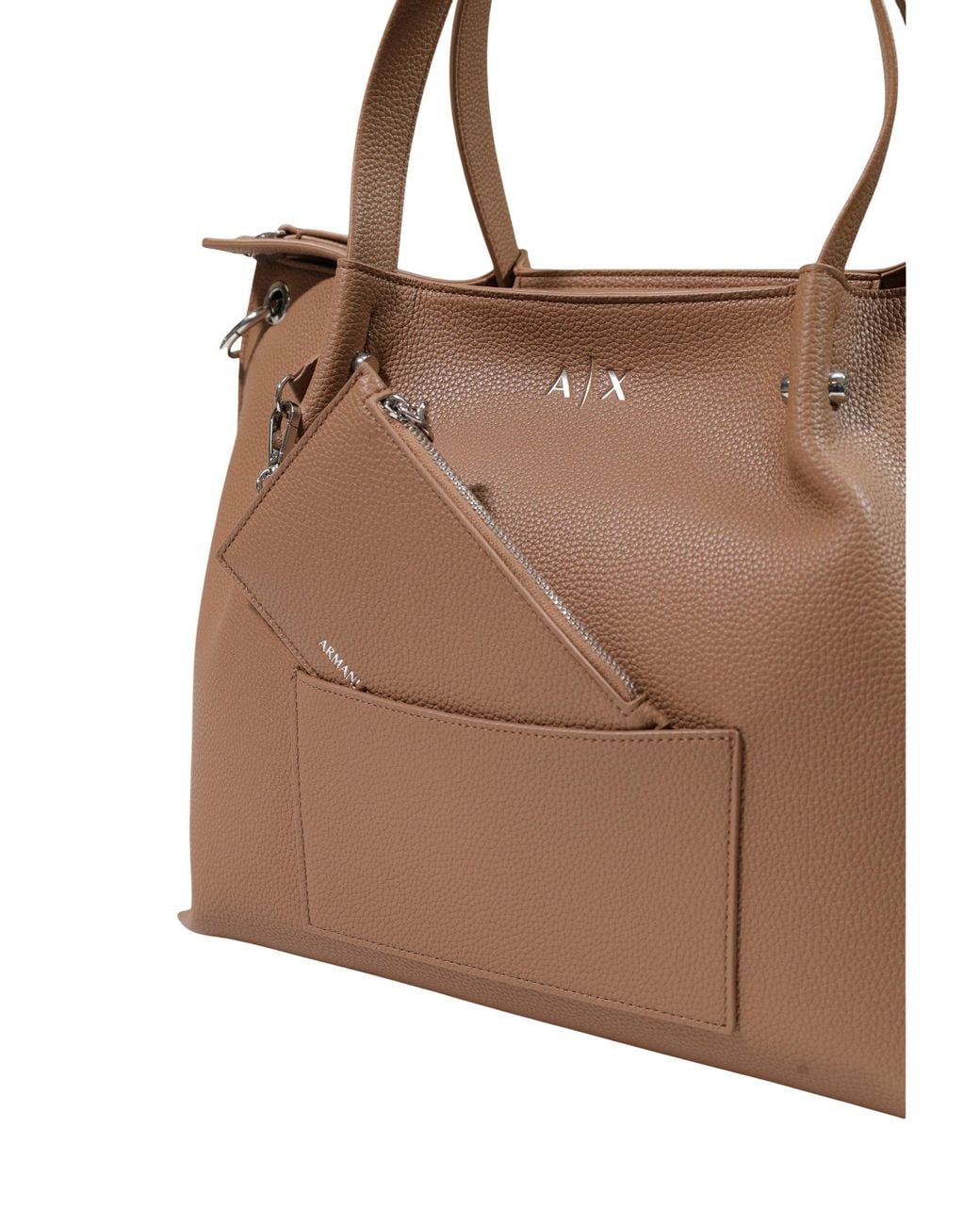 ARMANI EXCHANGE Brown Top-Handle Shoulder Bag