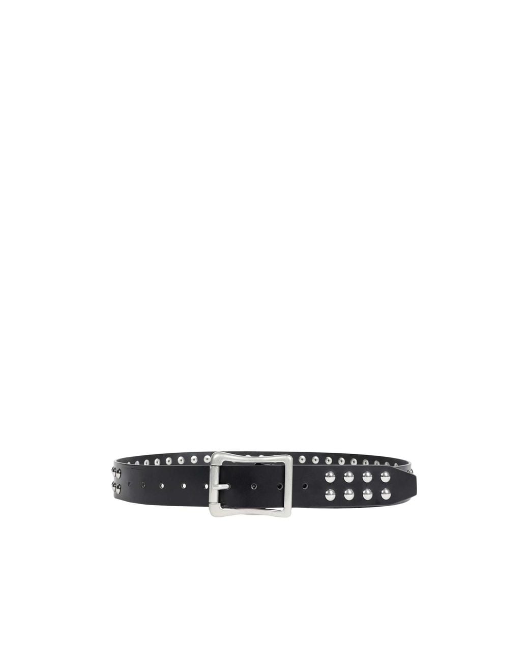 Ann Demeulemeester White Studded Belt for men