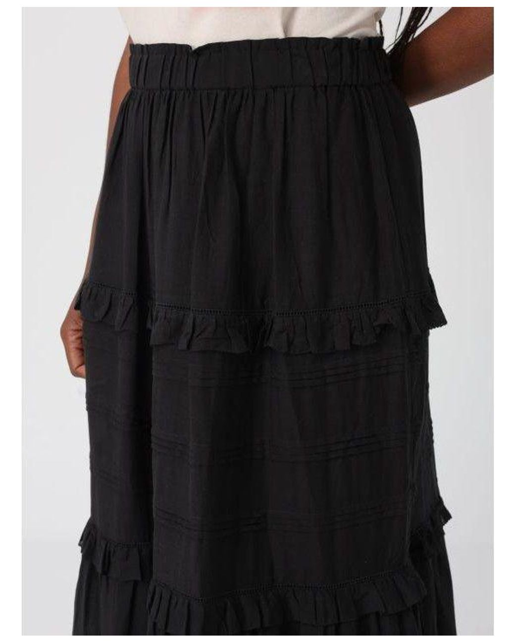 Isabel Marant Black Isabel Marant Étoile Flounced Skirt