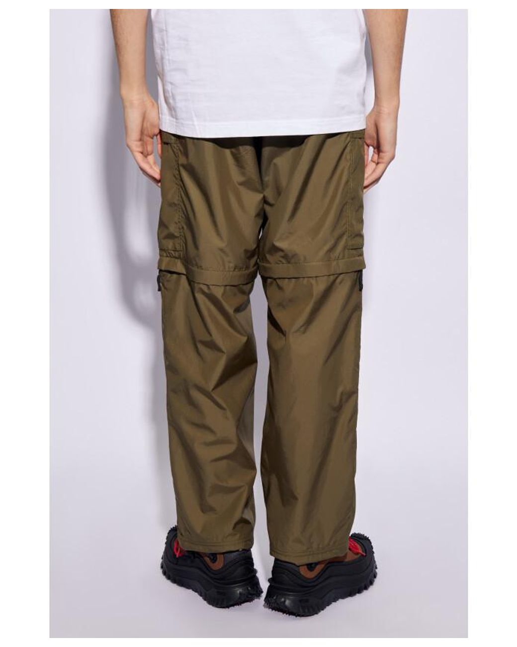 Moncler Green Grenoble Drawstring Cargo Pants for men