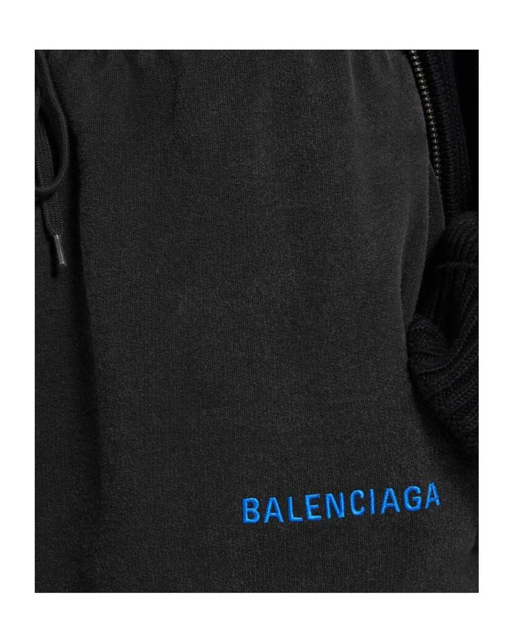 Balenciaga Black Oversized Baggy Sweatpants for men