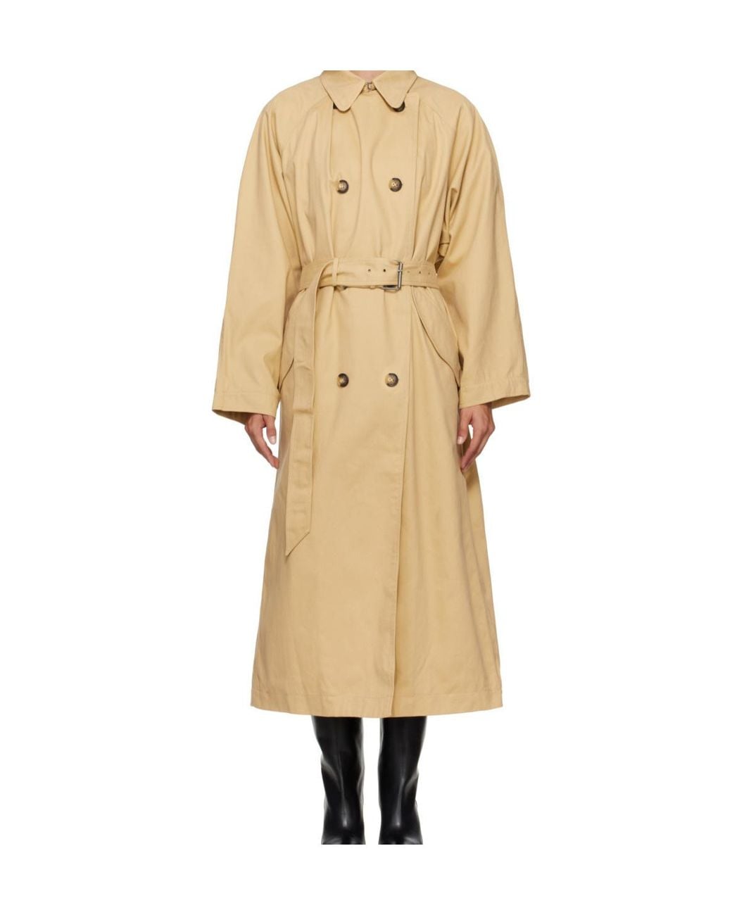Isabel Marant Natural Cacilda Coat