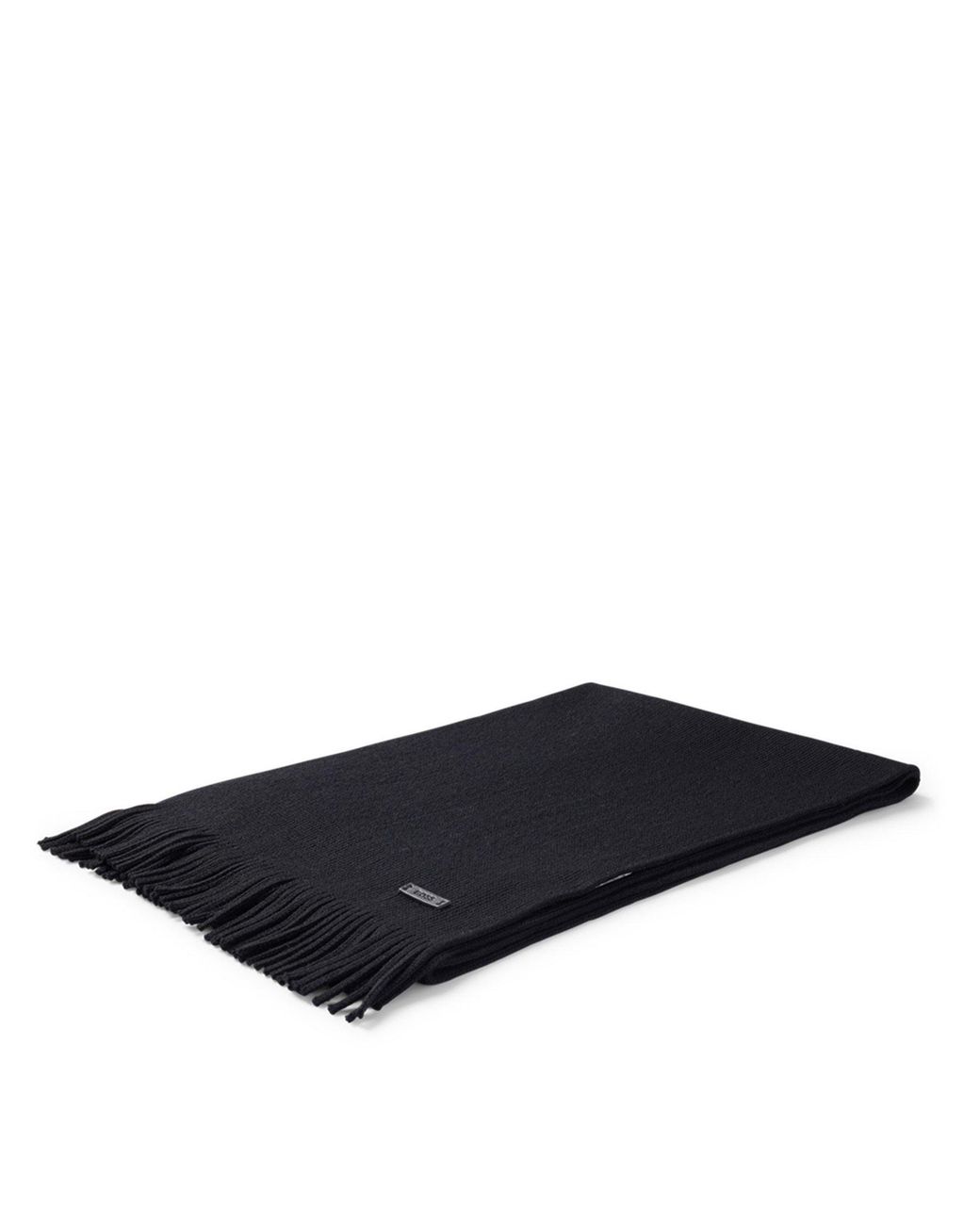 Boss Blue Knitted Scarf for men