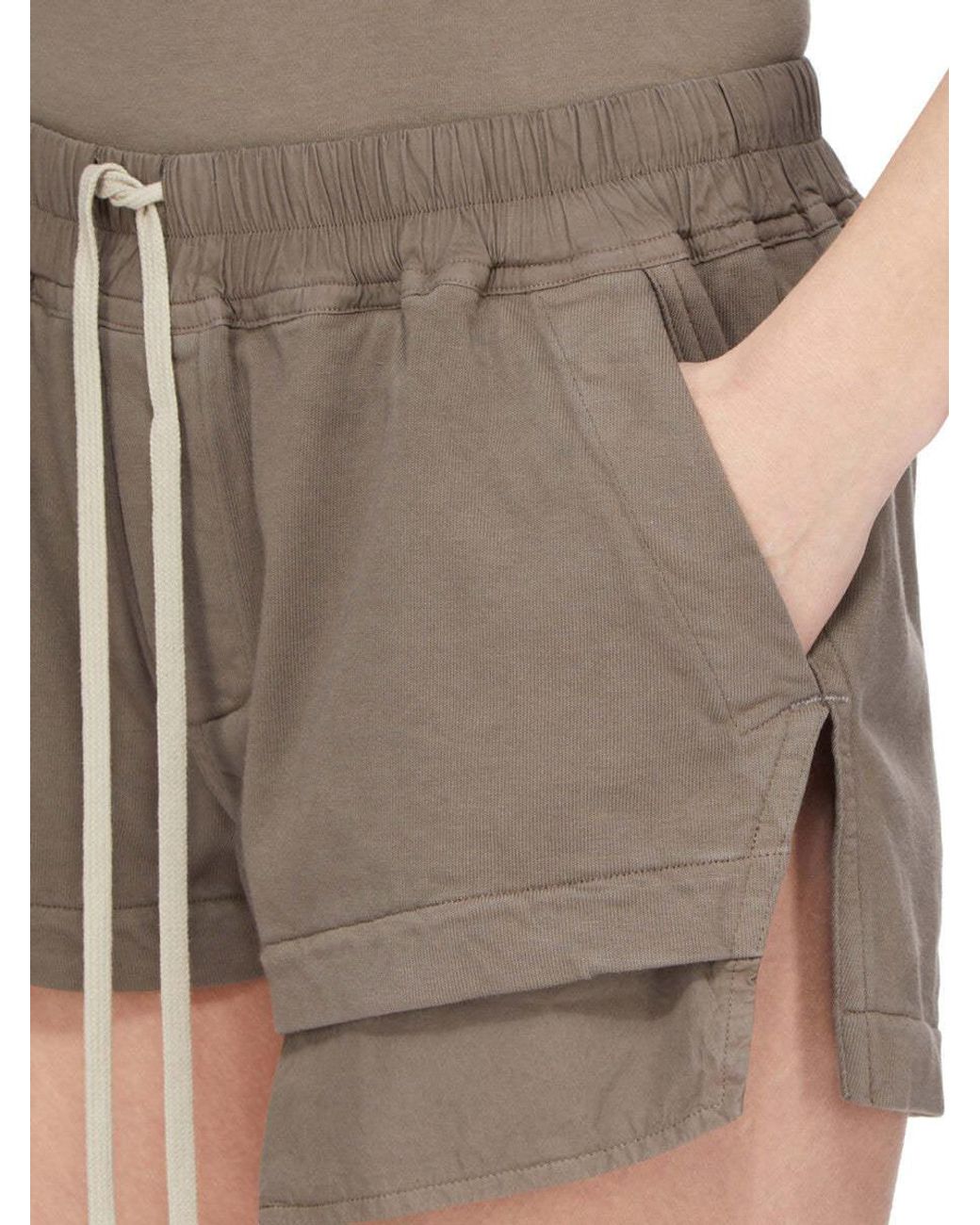 Rick Owens Gray Tower Fog Boxers Shorts