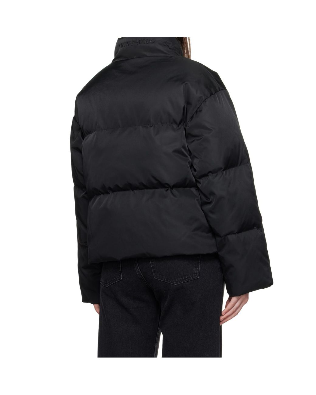 Anine Bing Black Dorian Puffer Jacket