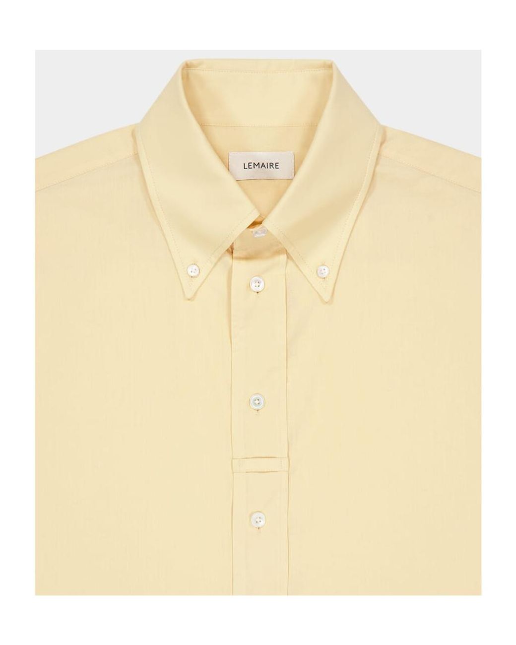 Lemaire Natural Short-Sleeved Shirt for men