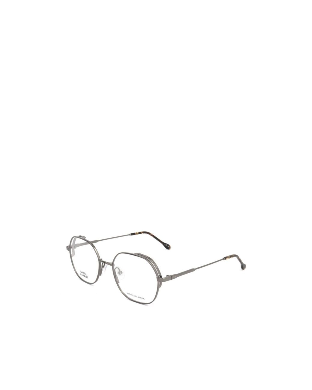 Isabel Marant White Full-Rimmed Plano Lenses