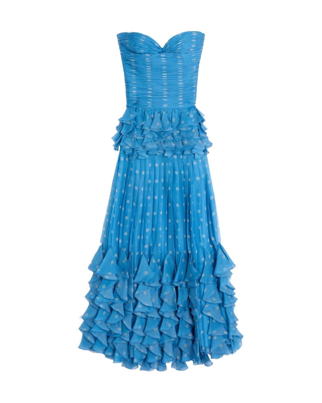 Valentino Blue Tube Top Dress