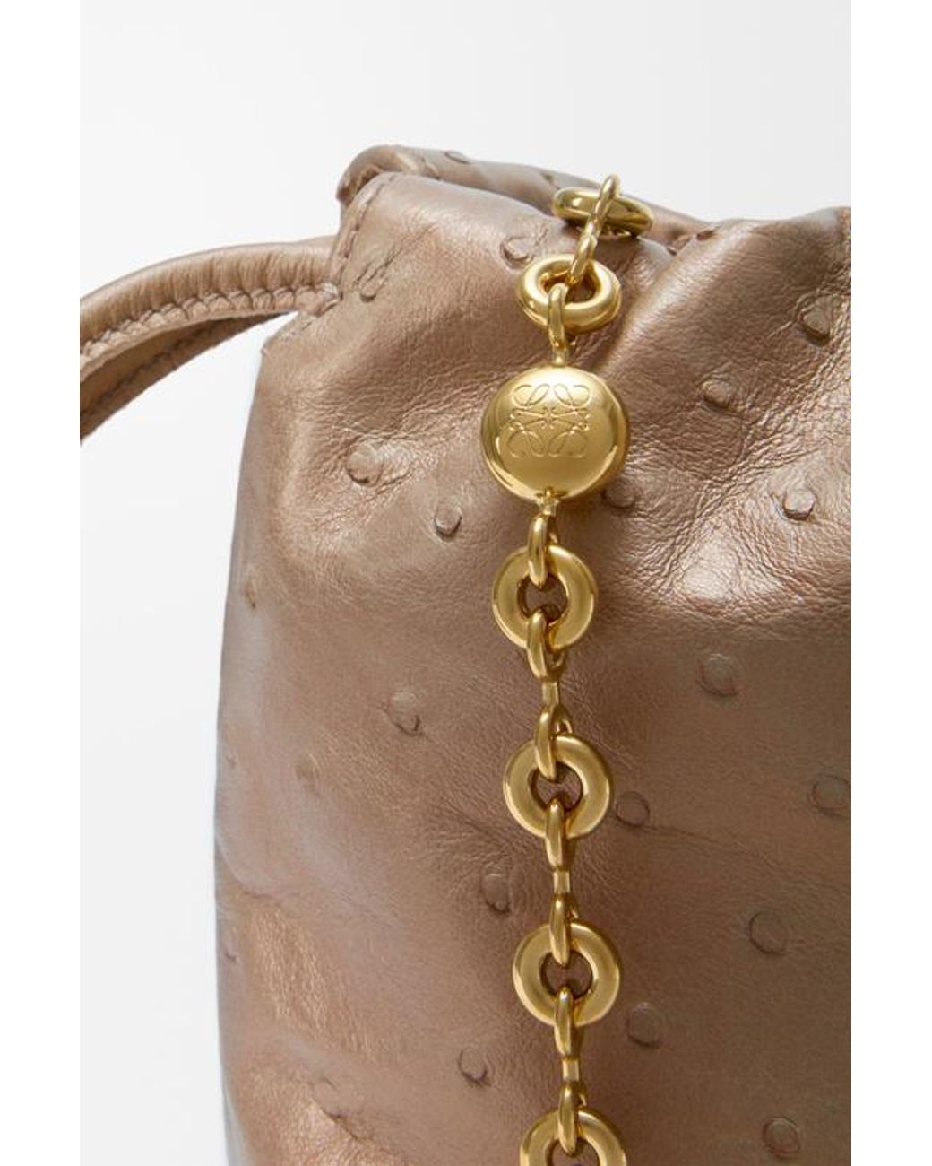Loewe Brown Chain Shoulder Bag