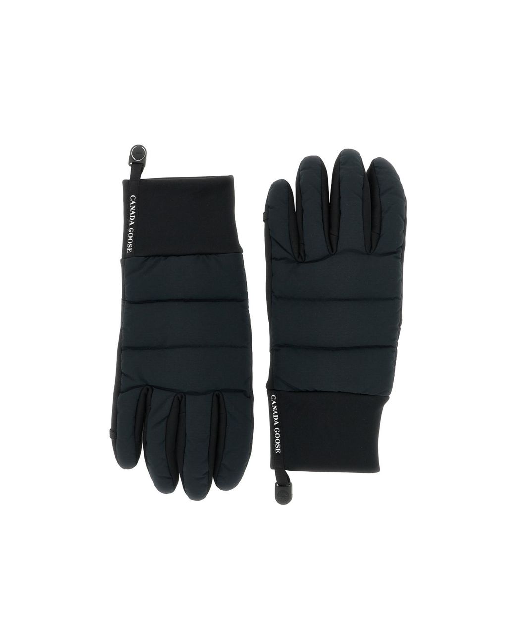 Canada Goose Black Lightweight Puffer Gloves for men