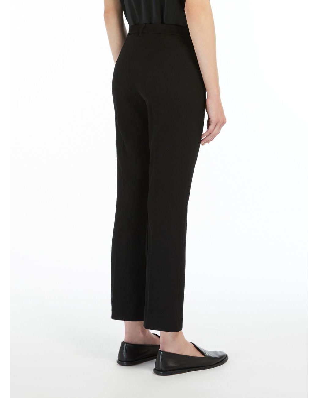 Max Mara Black 'S Umanita Pleated Trousers