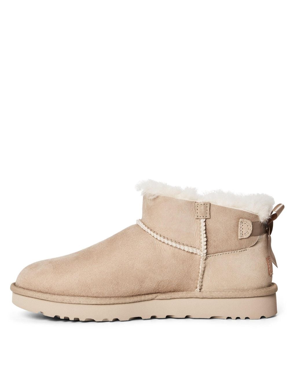 Ugg Natural Suede Ankle Boot