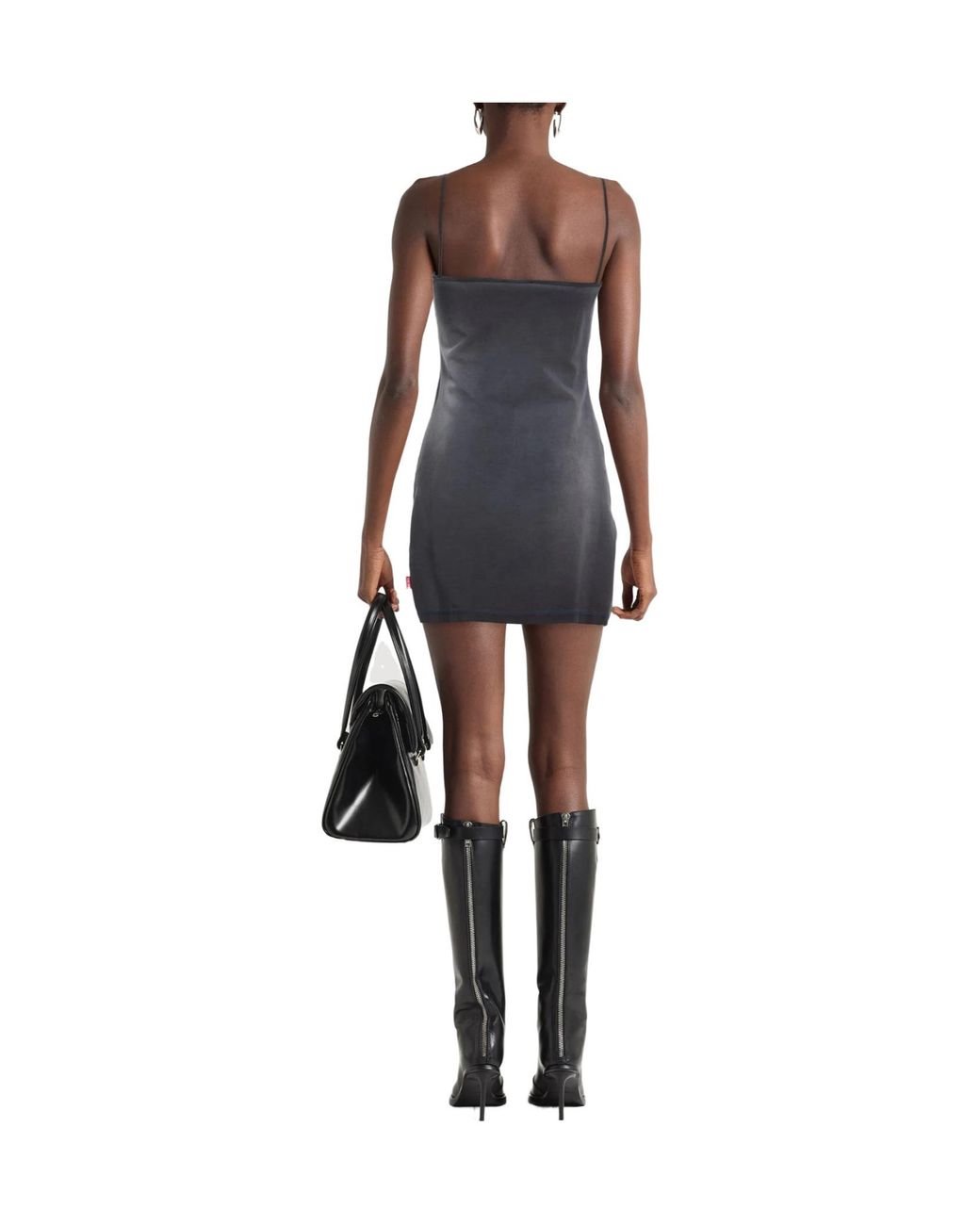 DIESEL Black Sleeveless Bodycon Dress