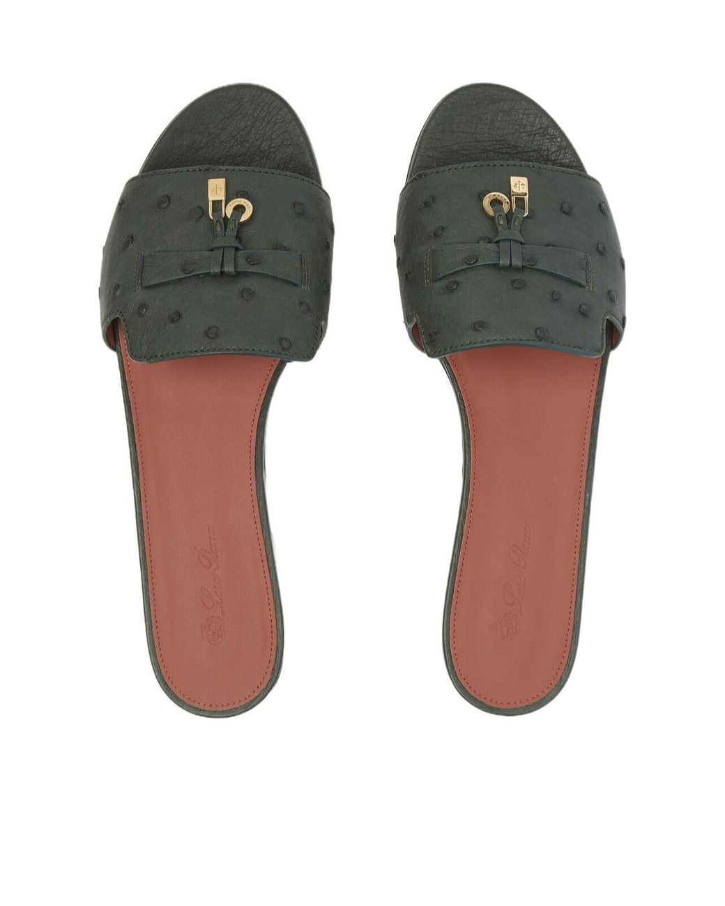 Loro Piana Multicolor Summer Charms Flat Sandals