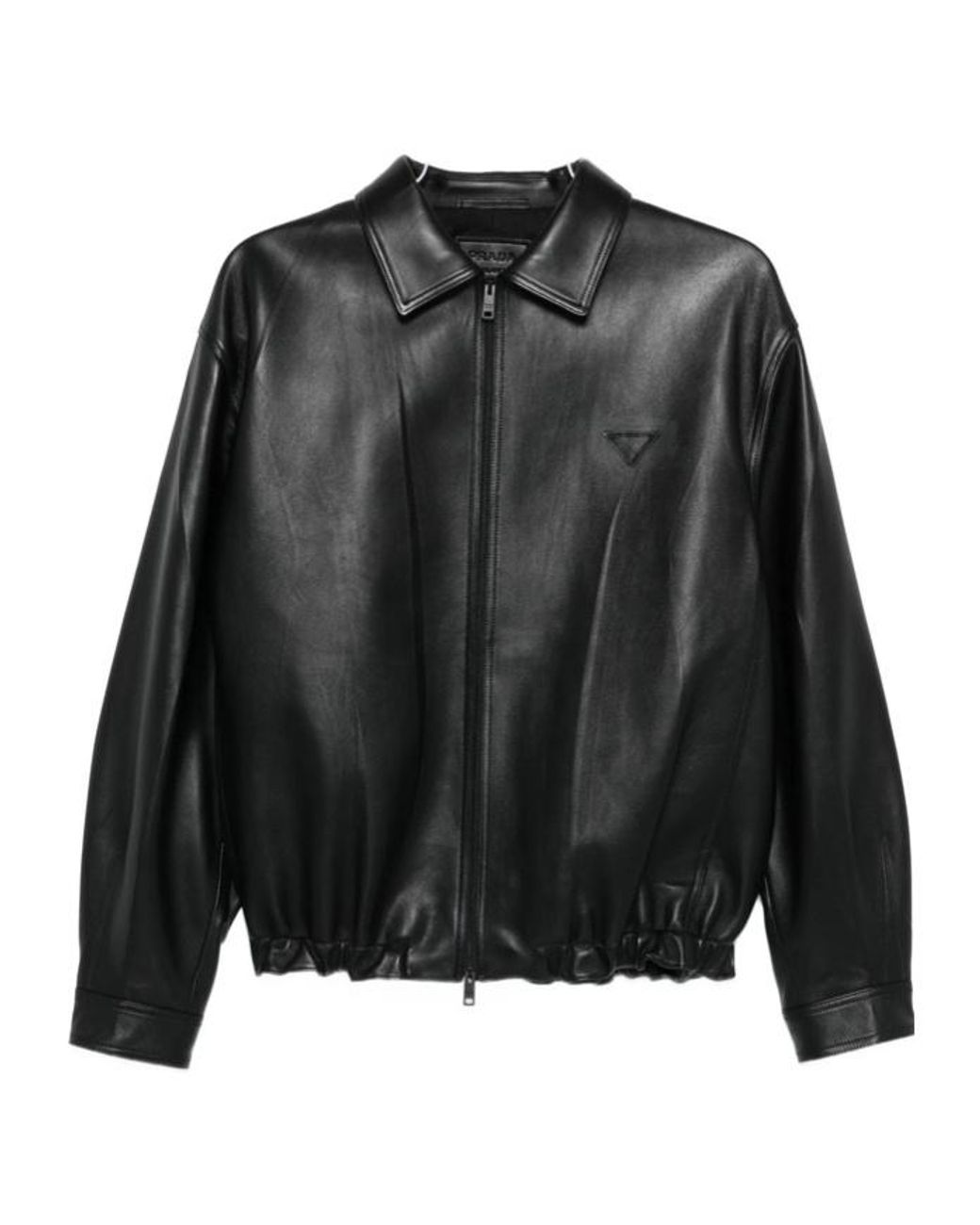 Prada Black Nappa Leather Jacket