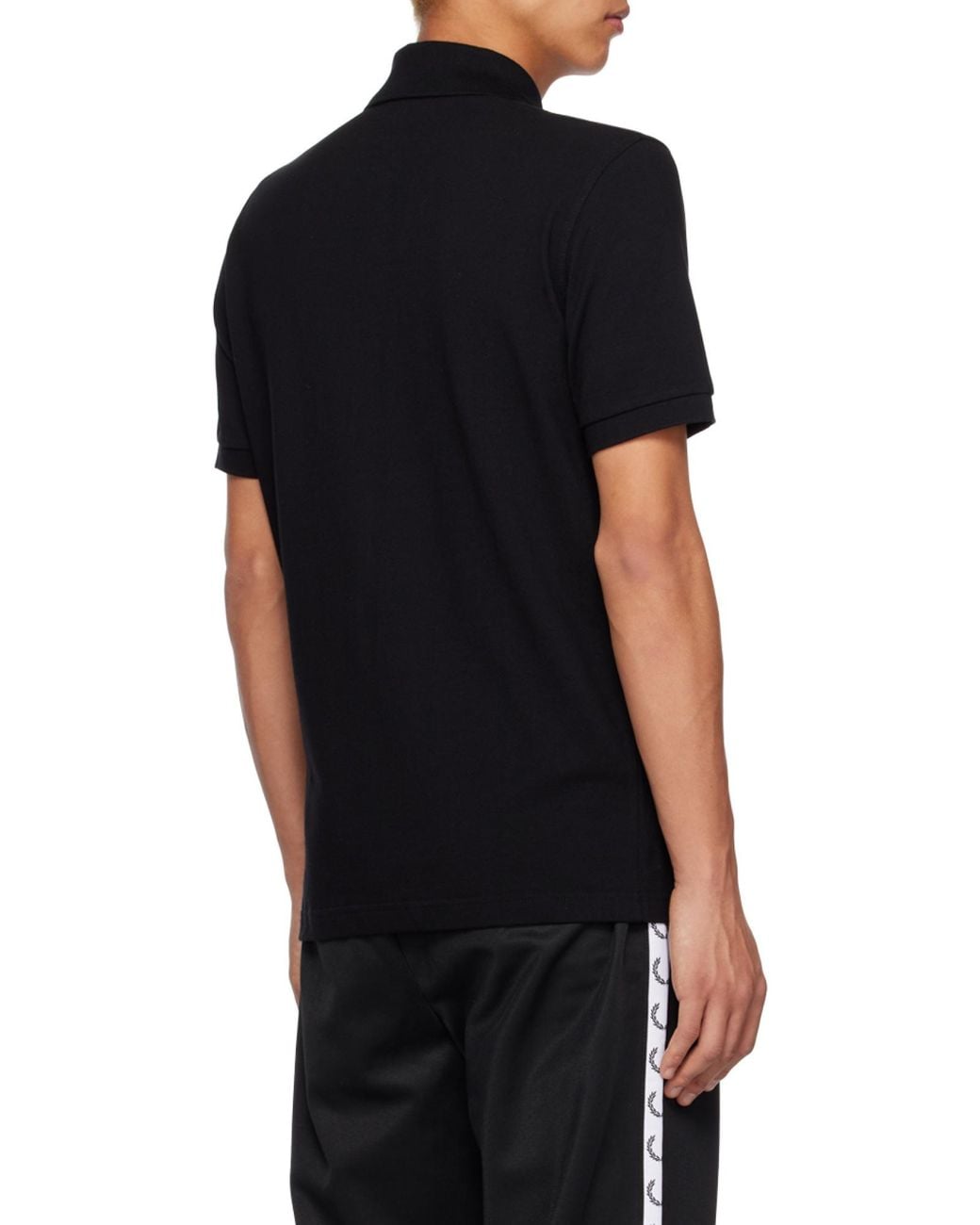 Fred Perry Black M3 Piqué Polo Shirt for men