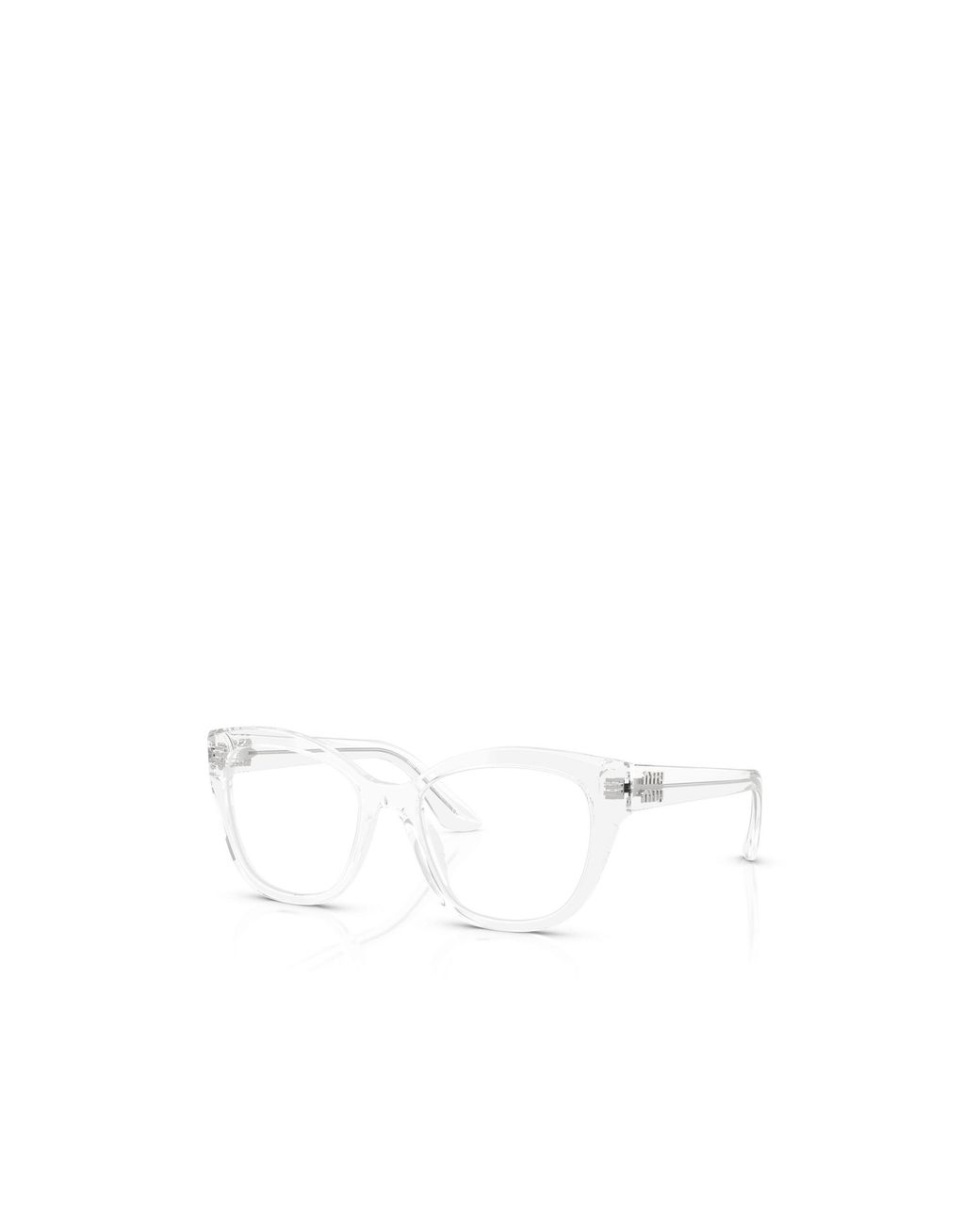Miu Miu White Eyewear Square-Frame Glasses