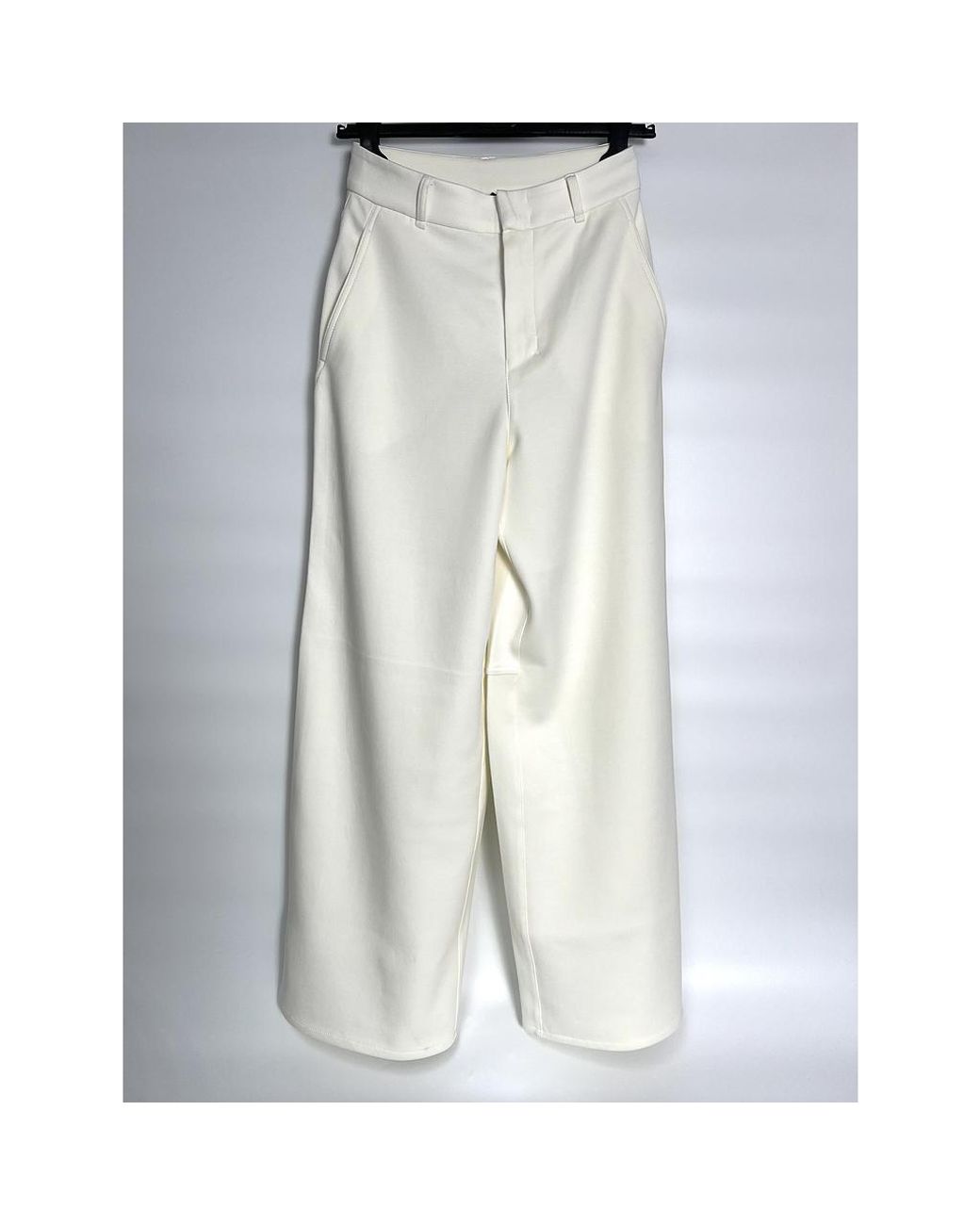 Max Mara White Merlot Wide Leg Trousers