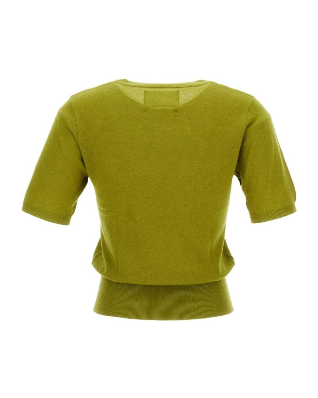 Extreme Cashmere Green Short-Sleeved Crewneck Jumper