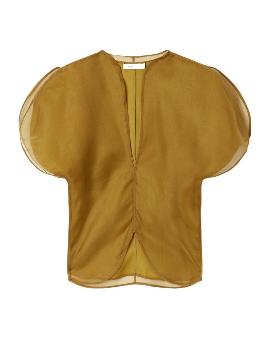 Khaite Yellow Silk Blouse