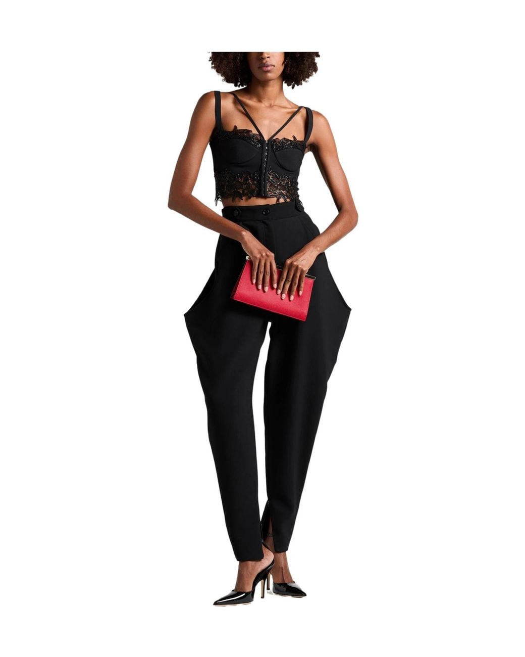 Dolce & Gabbana Black Solid Color Casual Trousers