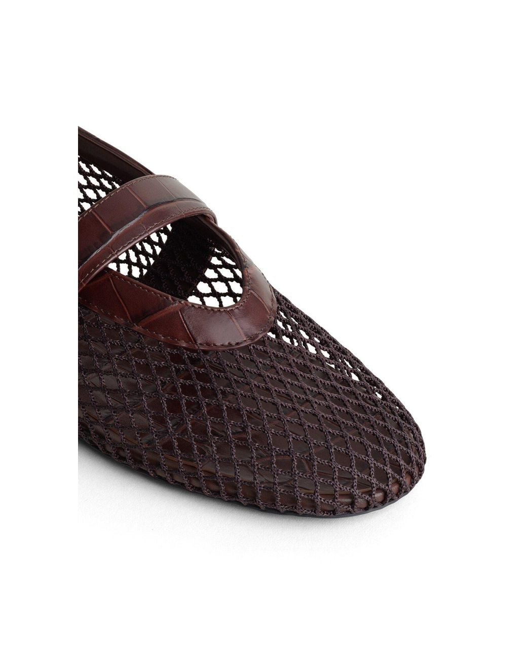 Alaïa Brown Ballet Flats