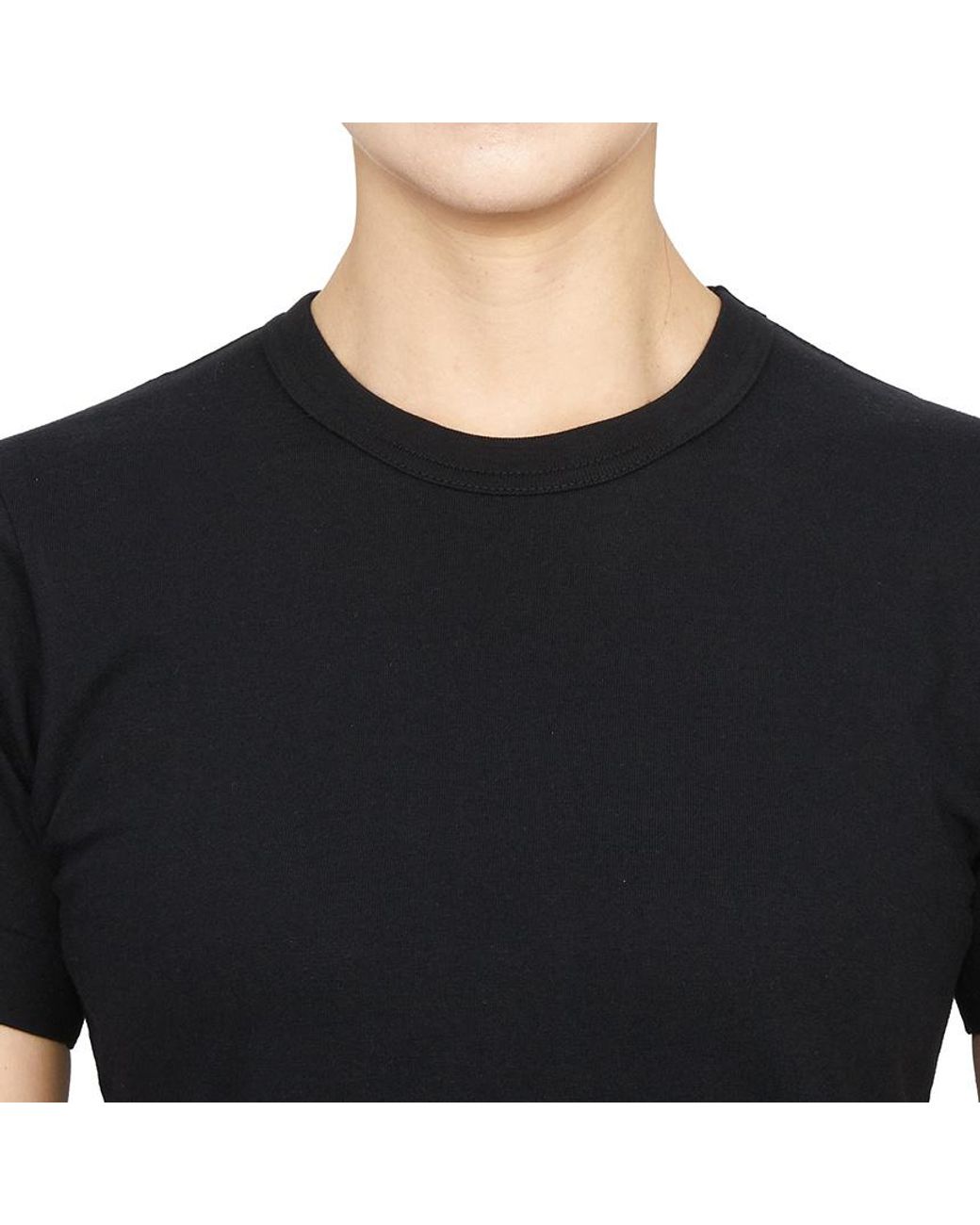 COMME DES GARÇONS PLAY Black X Invader Pixelated-Heart T-Shirt