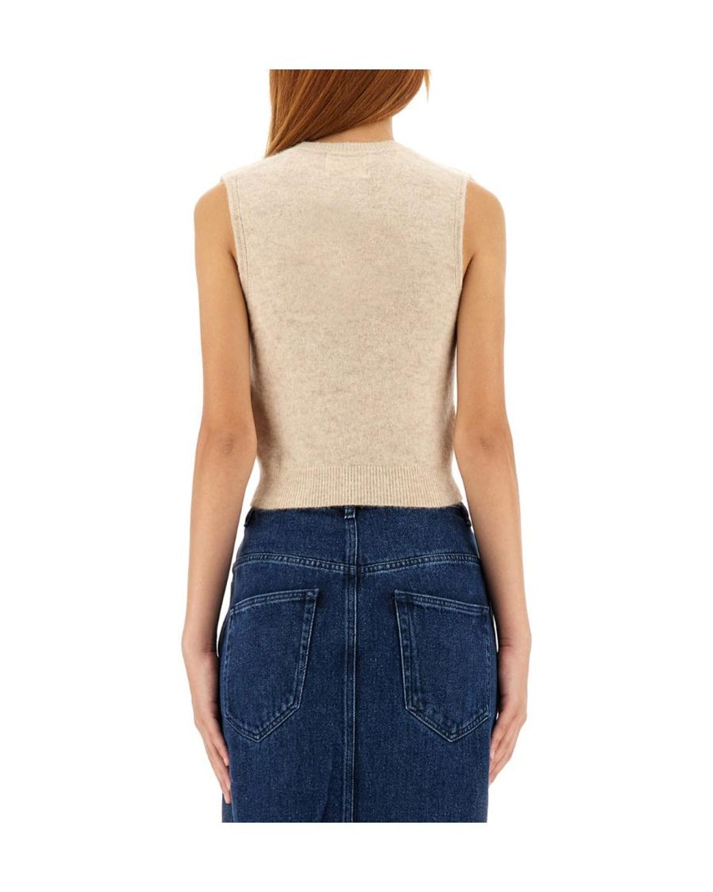 Isabel Marant Natural Isabel Marant Étoile Ametis Knitted Vest