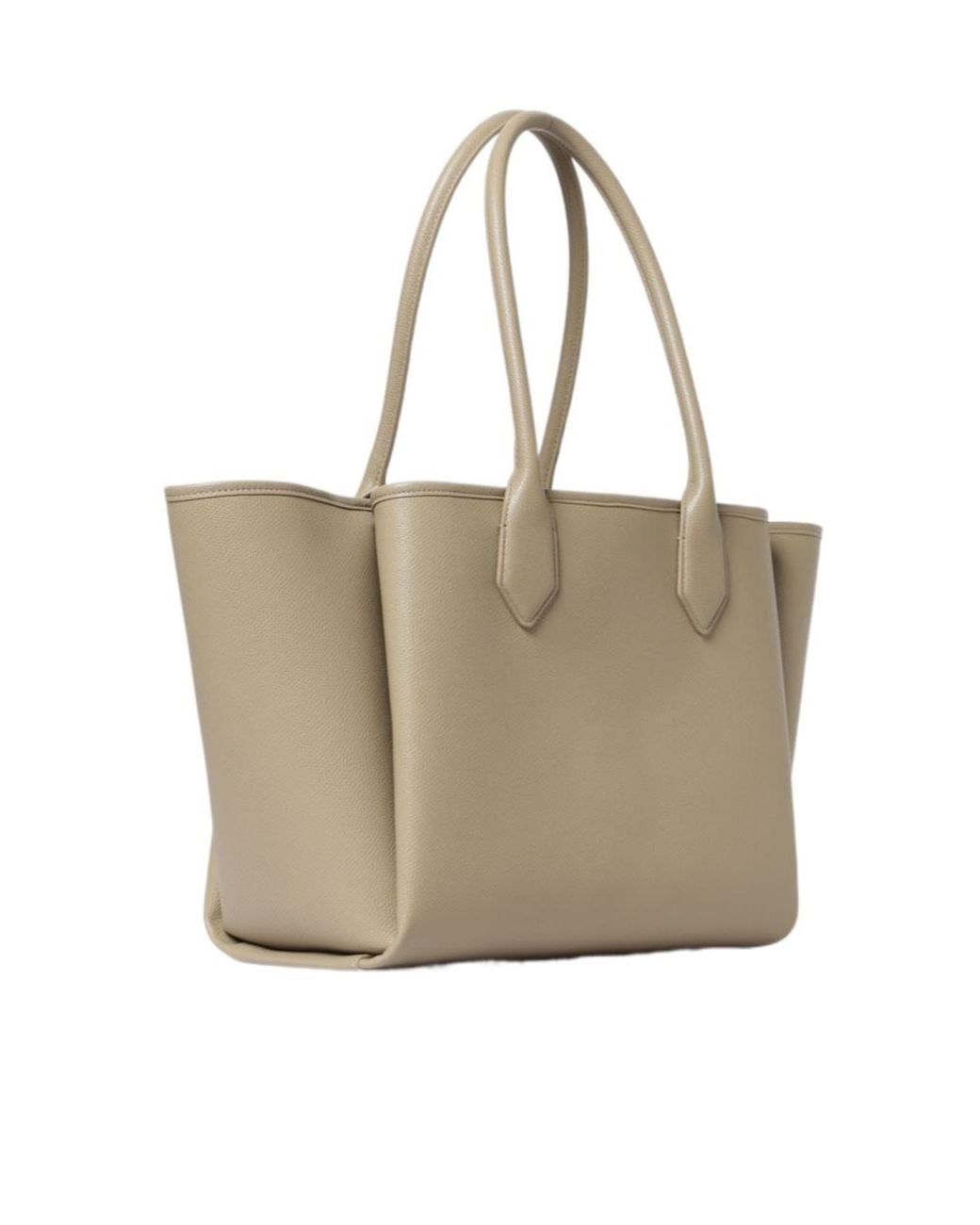 Emporio Armani White Logo-Detail Tote Bag