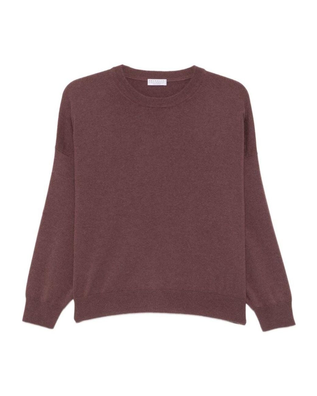 Brunello Cucinelli Purple Cashmere Sweater