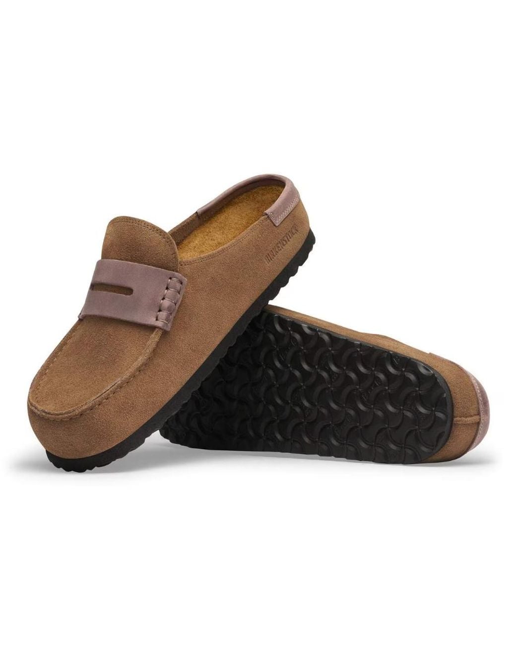 Birkenstock Brown Naples Slip-On Flat Shoes for men