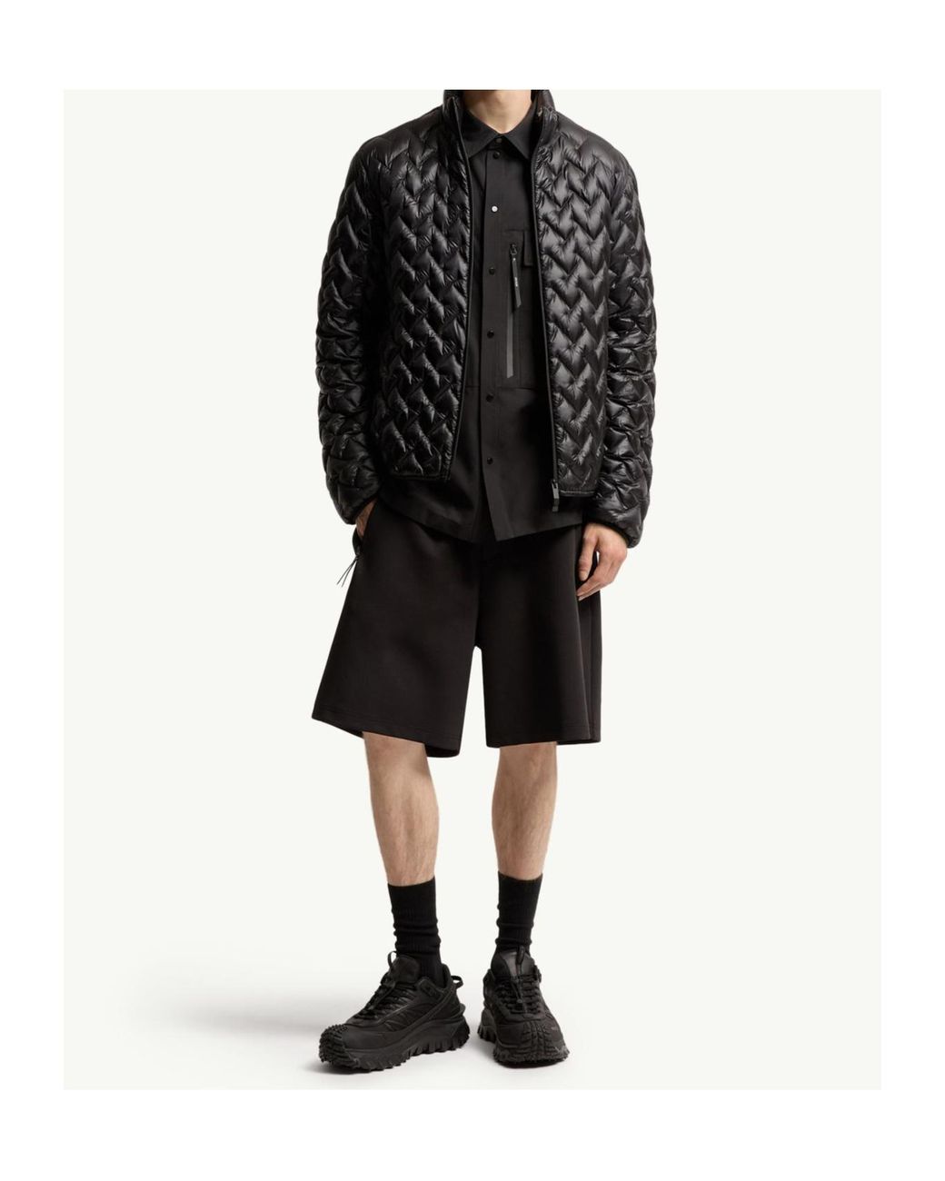 Moncler Black Gamma Packable Down Jacket for men