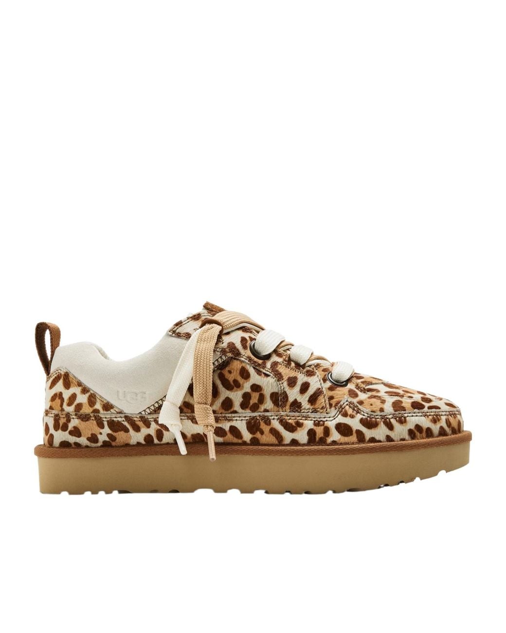 Ugg Brown Logo Low-Top Sneakers