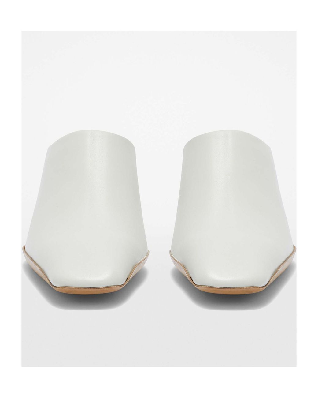 Jil Sander White Mules