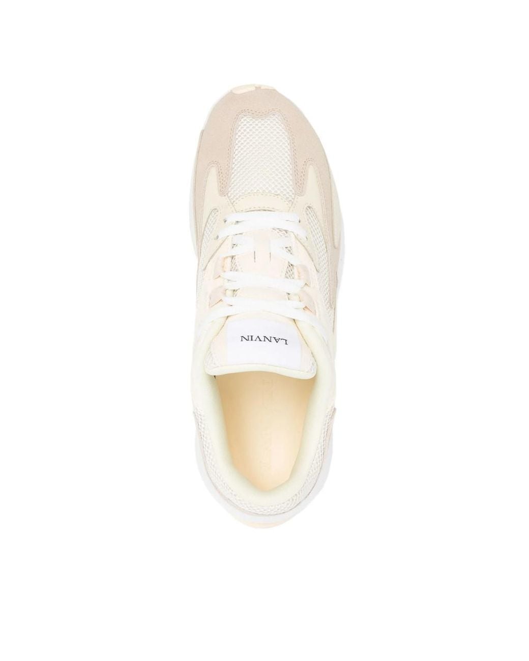 Lanvin Natural Jla Lace-Up Sneakers for men