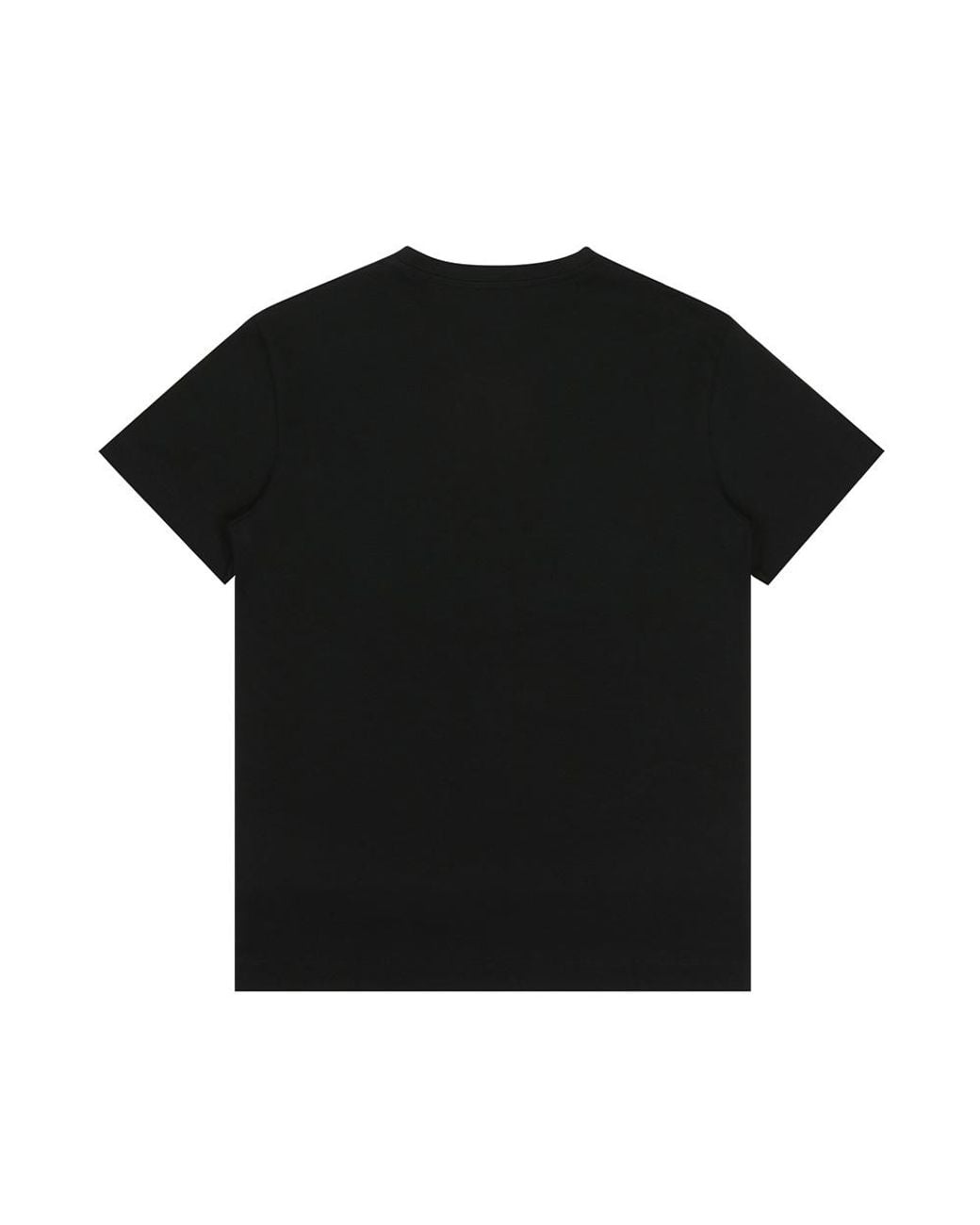 EA7 Black Logo Crew-Neck T-Shirt for men