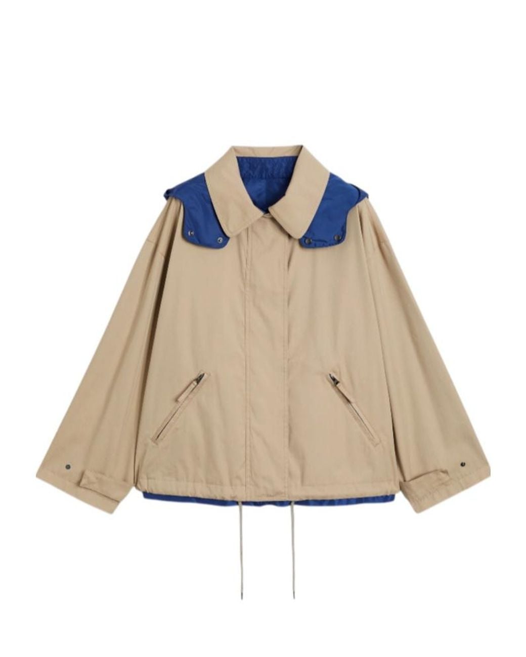 Aspesi Natural Reversible Hooded Jacket