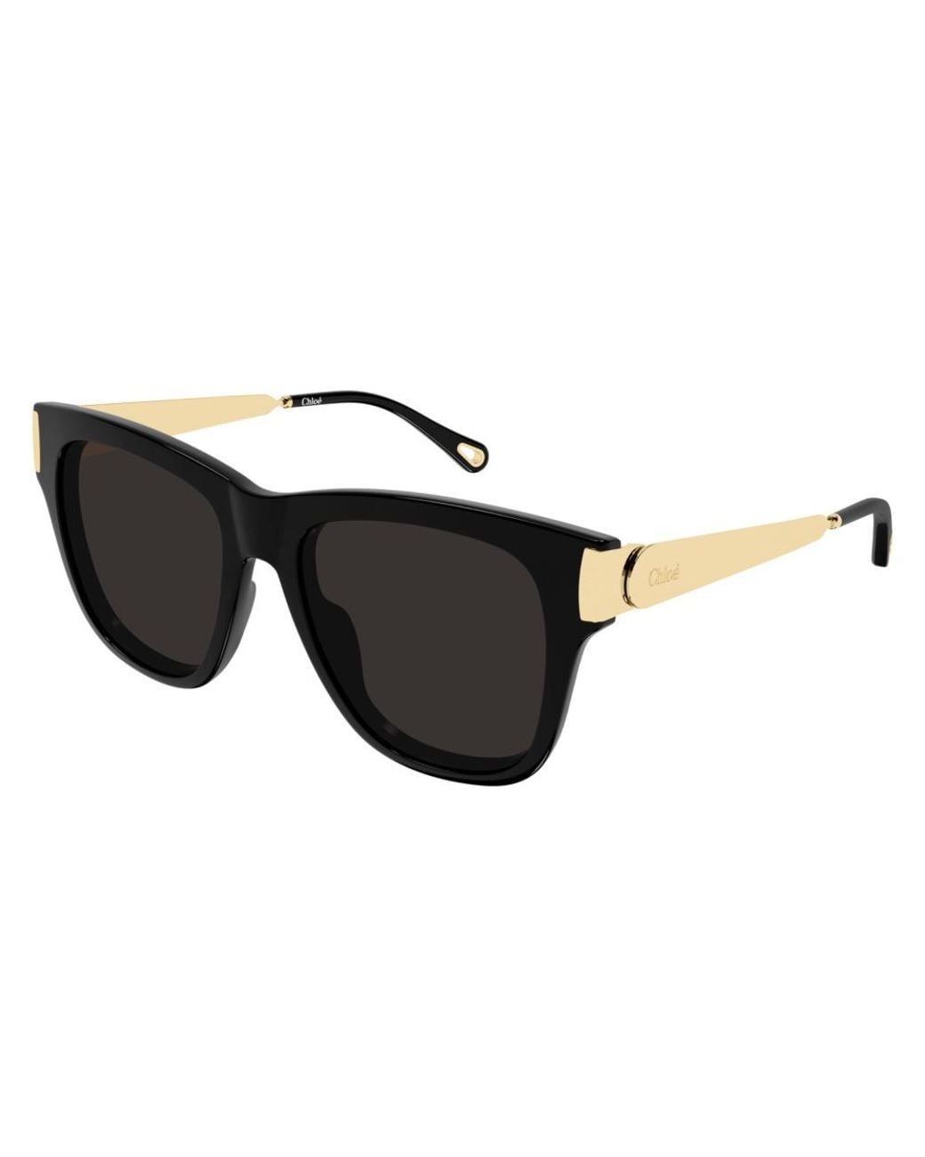 Chloé Black Chloé Eyewear Square Frame Sunglasses