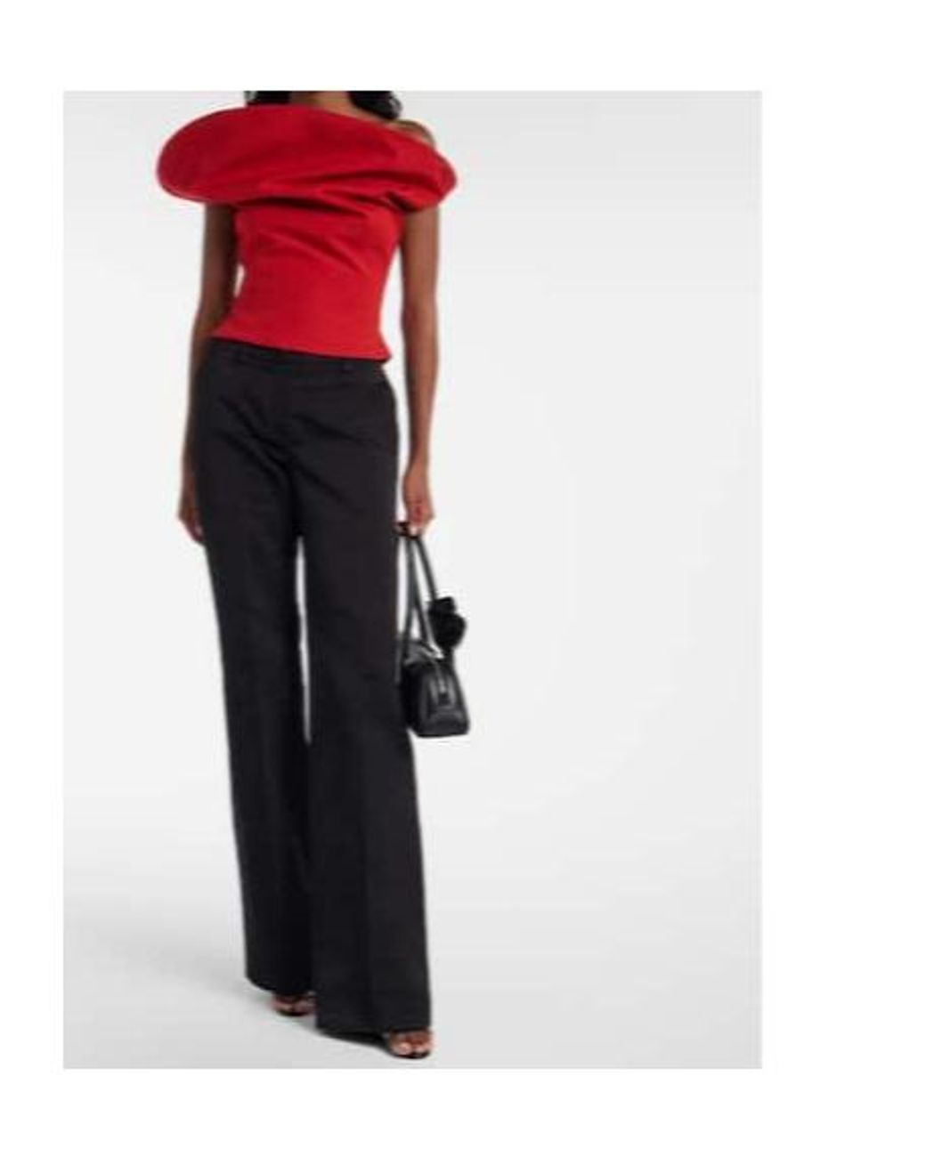 Magda Butrym Red Asymmetrical Top