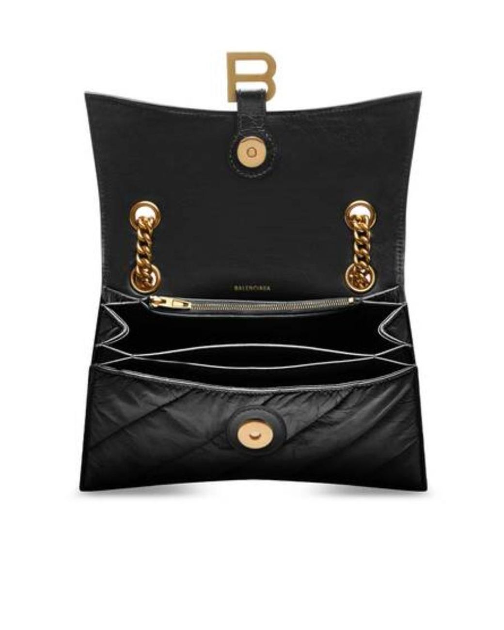 Balenciaga Black Crush Small Shoulder Bag
