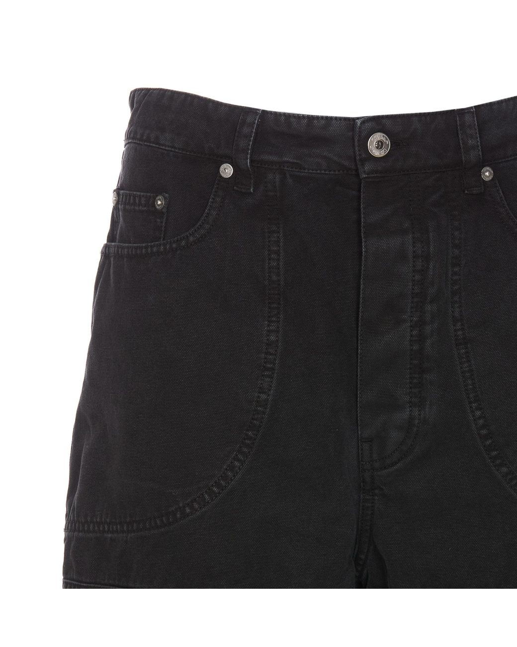 Off-White c/o Virgil Abloh Black Logo Patch Straight-Leg Jeans for men