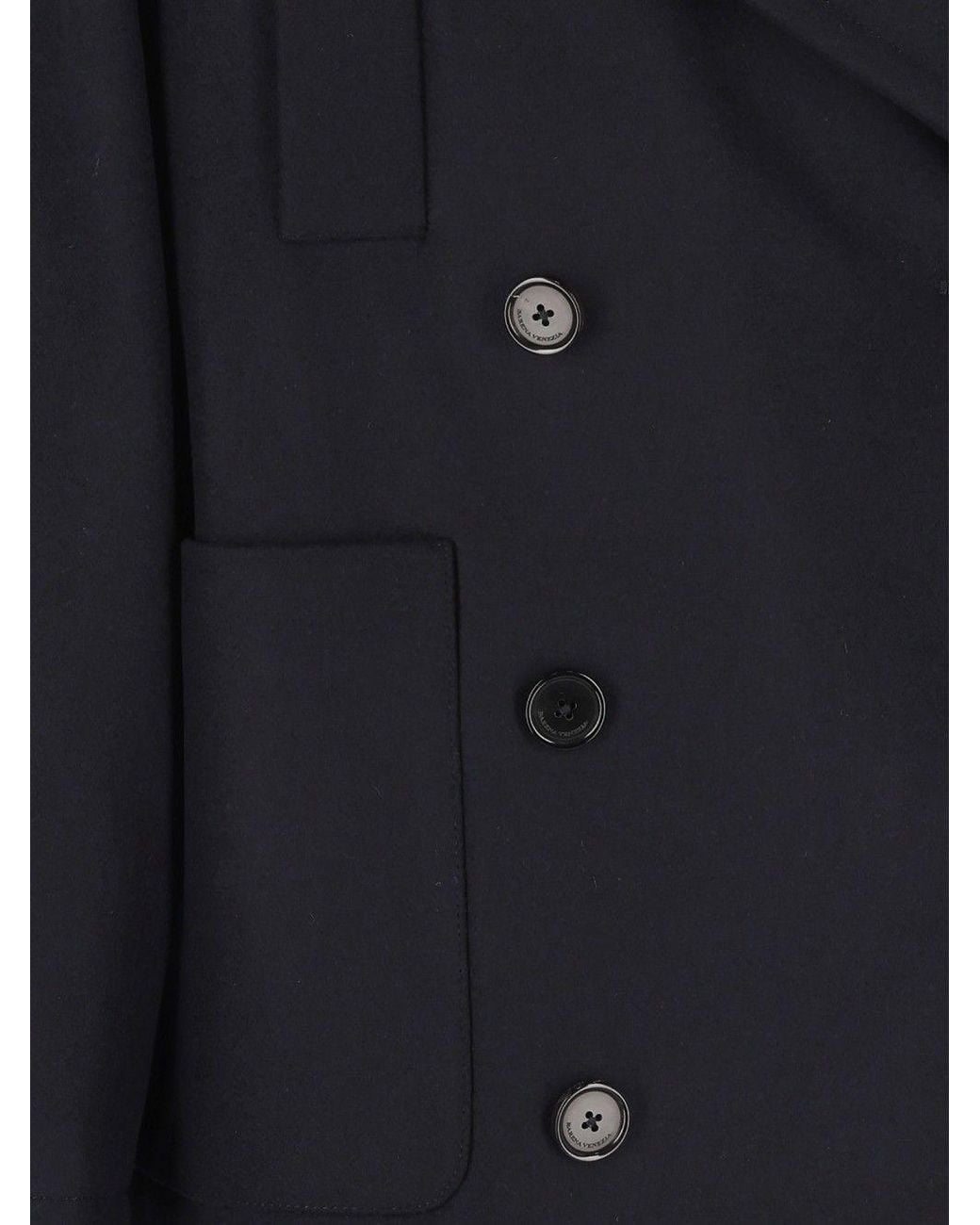Barena Blue Jack Double-Breasted Coat