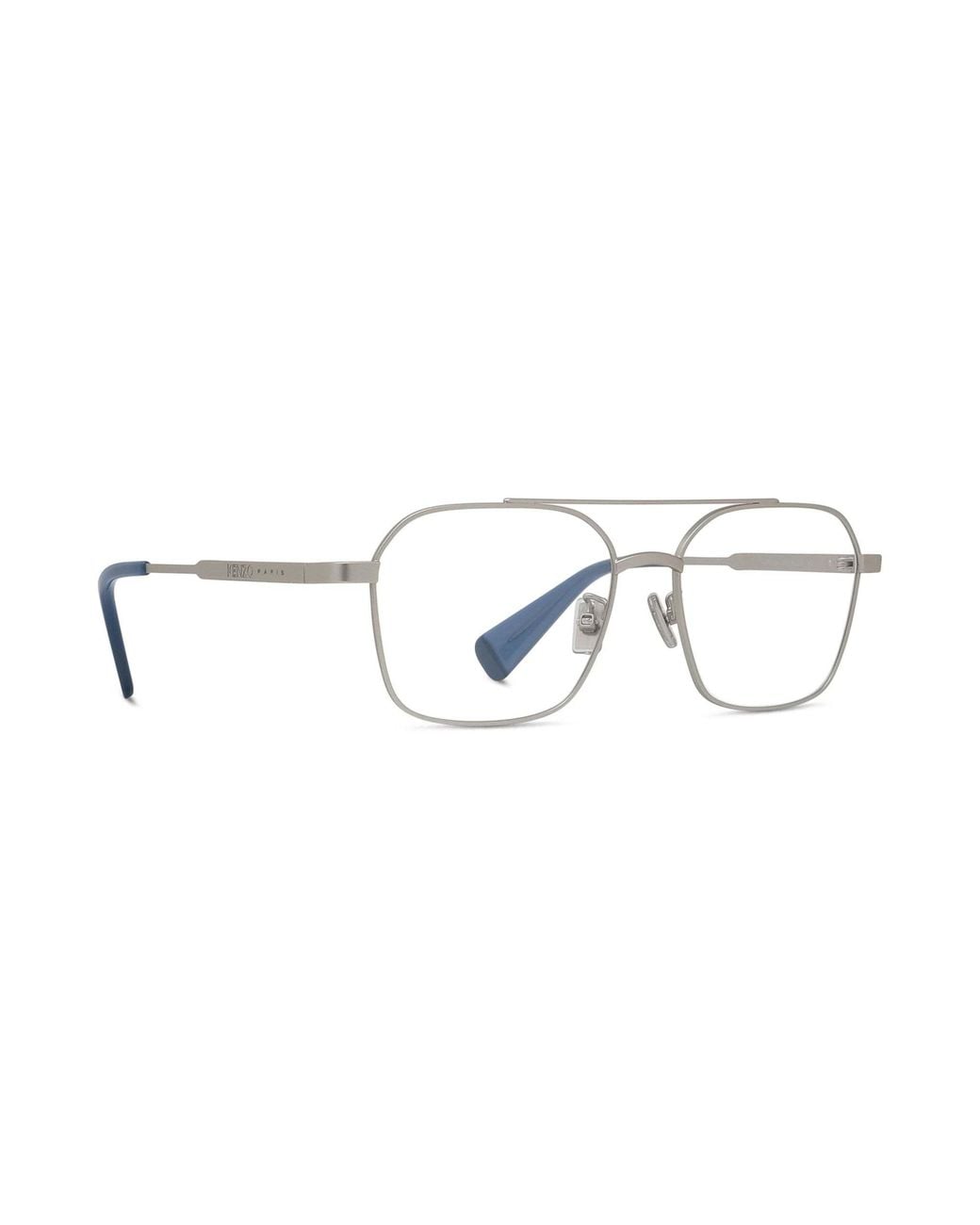 KENZO White Full-Rim Non-Prescription Glasses for men