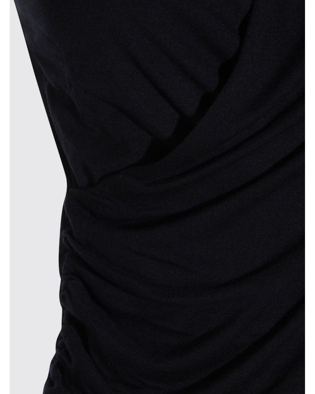 Thom Krom Blue Draped Sleeveless Top