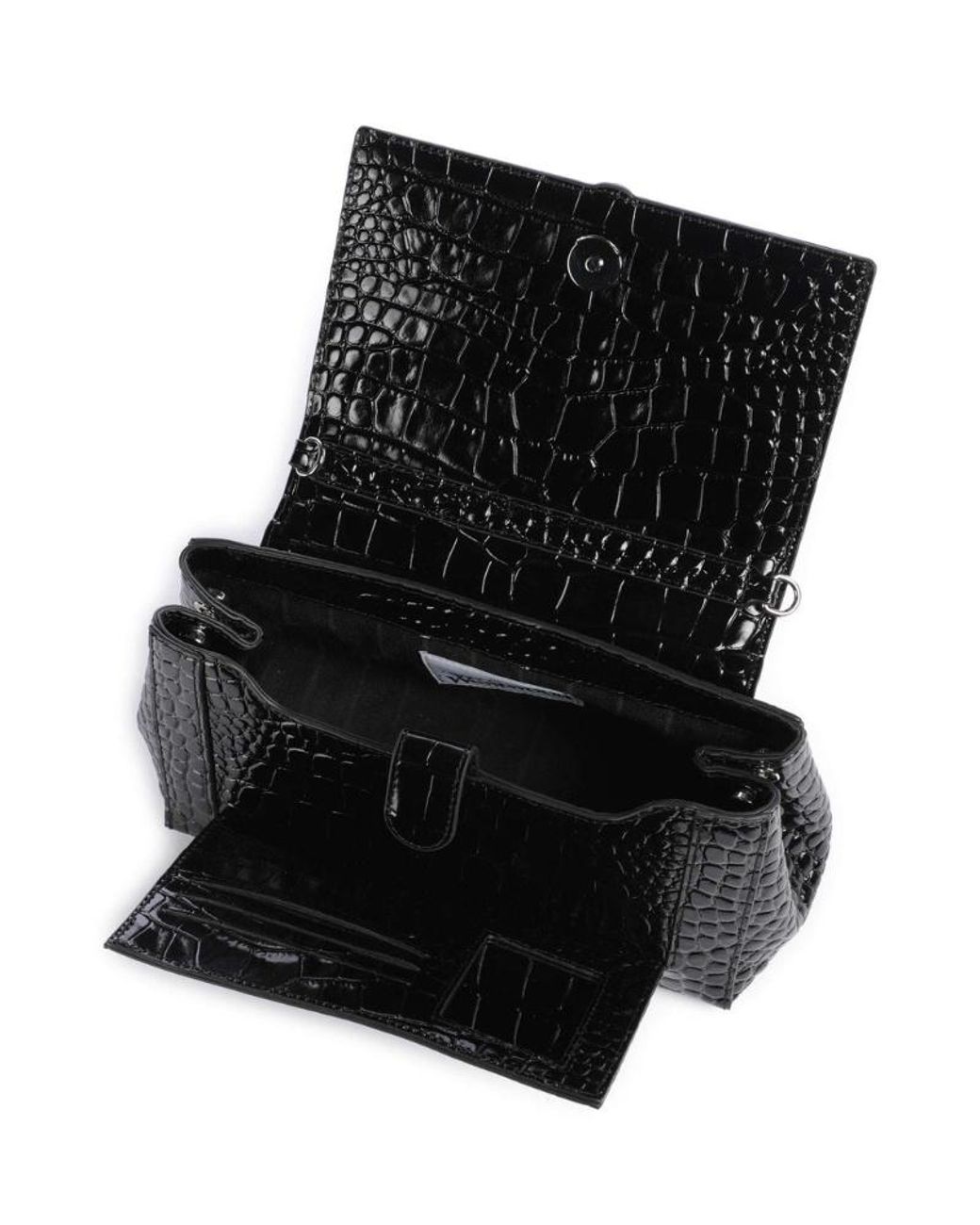 Vivienne Westwood Black Orb Plaque Embossed Tote Bag